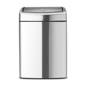 Brabantia Touch Bin Rektangulär 10L Brilliant Steel