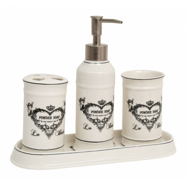 Powder Soap set om 4 delar