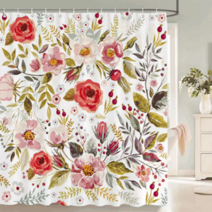 Duschdraperi Blomsterprakt