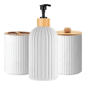 Tvålpump Tandborstglas och Burk